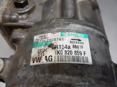 Автозапчастина б/у компресор кондиционера для audi a3 (8p) 1.6 tdi attraction посилання на oem iam 1k0820859f  