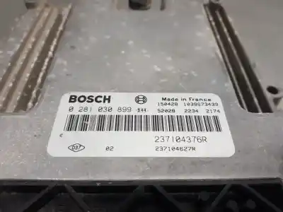 Peça sobressalente para automóvel em segunda mão centralina de motor uce por renault clio iv life referências oem iam 237104376r  0281030899