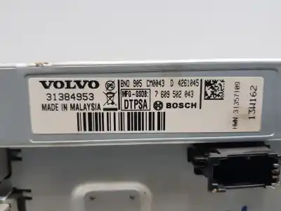 Second-hand car spare part multifunction display for volvo v40 momentum oem iam references 31384953  31384953