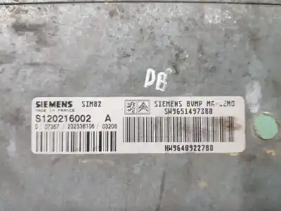 Peça sobressalente para automóvel em segunda mão unidade de controle automática da caixa de câmbio por citroen c3 pluriel exclusive referências oem iam 9640922780  9651497380