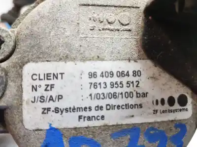 Second-hand car spare part steering pump for citroen jumpy furgón confort chapa oem iam references 9640906480  