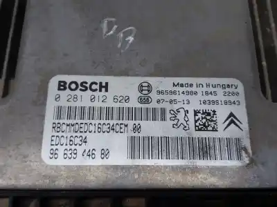 Peça sobressalente para automóvel em segunda mão centralina de motor uce por citroen berlingo standard referências oem iam 9663944680  0281012620