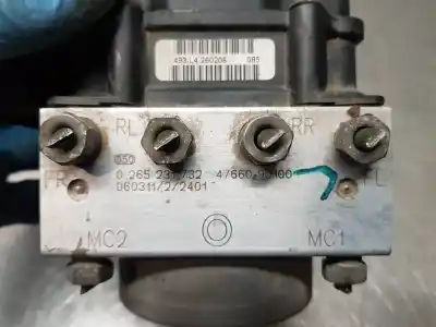 Pezzo di ricambio per auto di seconda mano abs per nissan note (e11e) tekna premium riferimenti oem iam 0265231732  0265800518