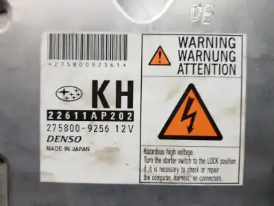 Second-hand car spare part ecu engine control for subaru forester s12 xt oem iam references 22611ap202  2758009256