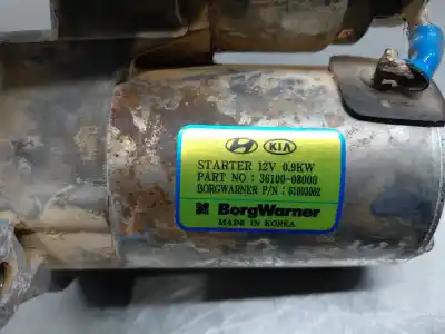 Peça sobressalente para automóvel em segunda mão motor de arranque por hyundai i20 active i20 active referências oem iam 3610008000  