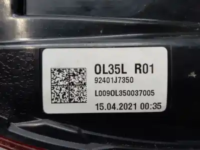 Peça sobressalente para automóvel em segunda mão farolim traseiro esquerdo por kia xceed tech referências oem iam 92401j7350  