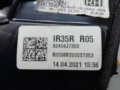 Peça sobressalente para automóvel em segunda mão farolim interior traseiro direito por kia xceed tech referências oem iam 92404j7350  