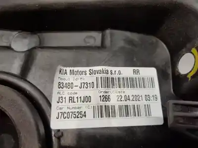 Peça sobressalente para automóvel em segunda mão elevador de vidros traseiro direito por kia xceed tech referências oem iam 83481j7300  