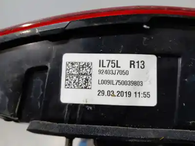 Second-hand car spare part interior left tailgate light for kia ceed drive oem iam references 92403j7050  