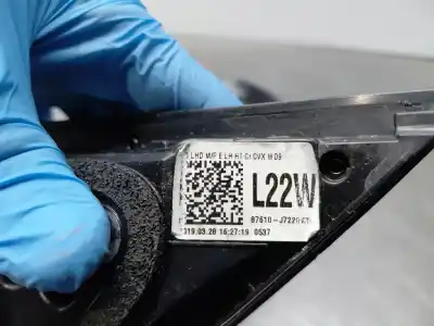 Peça sobressalente para automóvel em segunda mão espelho retrovisor esquerdo por kia ceed drive referências oem iam 87610j7220  