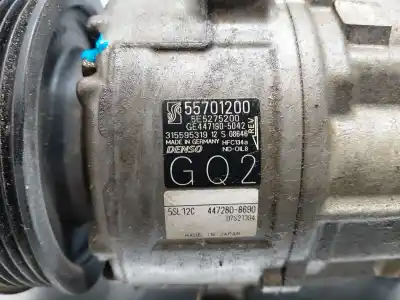 Peça sobressalente para automóvel em segunda mão compressor de ar condicionado a/a a/c por opel corsa e design line referências oem iam 55701200  