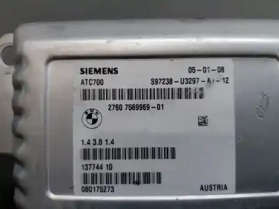 Peça sobressalente para automóvel em segunda mão módulo eletrônico por bmw x5 (e70) xdrive 30 d referências oem iam 27607569969 2760756996901 756996901
