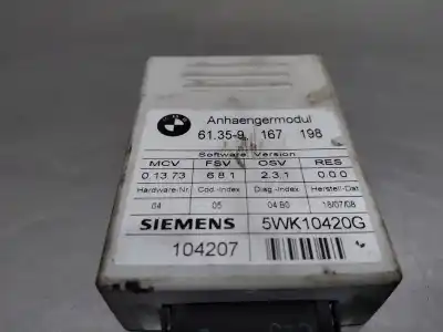 Peça sobressalente para automóvel em segunda mão módulo eletrônico por bmw x5 (e70) xdrive 30 d referências oem iam 61359167198  61359167