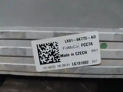 Peça sobressalente para automóvel em segunda mão intercooler por ford kuga iii (dfk) 1.5 ecoblue referências oem iam 2412656  lx616k775ad