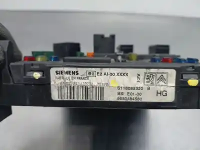 Peça sobressalente para automóvel em segunda mão caixa de fusíveis e relés por citroen berlingo combi referências oem iam 9650584580  