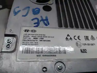 Автозапчасти б/у многофункциональный дисплей за kia xceed tech ссылки oem iam 96560j7520  96560j7520wk