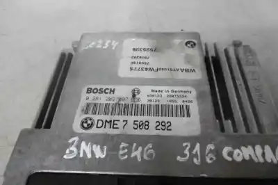 Second-hand car spare part ecu engine control for bmw serie 3 compact (e46) 316ti oem iam references 0261209007 dme7508292 ecu-3