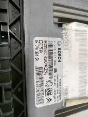 Peça sobressalente para automóvel em segunda mão centralina de motor uce por peugeot 207 urban referências oem iam 9663612380 0281017336 ecu-4