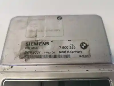 Peça sobressalente para automóvel em segunda mão centralina de motor uce por bmw serie 3 coupe (e46) 320 ci referências oem iam 7500255 5wk9037 ecu-1