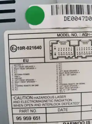 İkinci el araba yedek parçası ses sistemi / radyo cd için chevrolet captiva 2.0 vcdi ltx oem iam referansları 95959651  