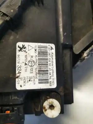 İkinci el araba yedek parçası sol far için peugeot 308 gt line oem iam referansları 9677832480  