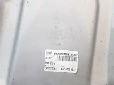 Автозапчастина б/у регулятор переднього правого скла для volkswagen caddy ka/kb (2k) * посилання на oem iam 2k11837752bj  