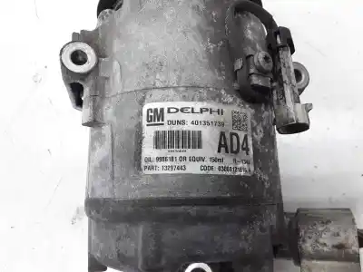 Second-hand car spare part air conditioning compressor for opel astra h (a04) 1.3 cdti (l48) oem iam references 13297443  