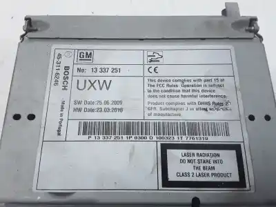 İkinci el araba yedek parçası ses sistemi / radyo cd için opel insignia a sedán (g09) 2.0 cdti (69) oem iam referansları 13337251  