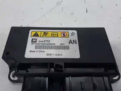 Автозапчастина б/у блок управління подушками безпеки для opel antara a (l07) 2.2 cdti посилання на oem iam 95460702   Автозапчастина б/у блок управління подушками безпеки для opel antara a (l07) 2.2 cdti посилання на oem iam 95460702