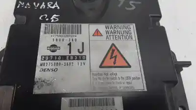 Second-hand car spare part ecu engine control for nissan navara pick-up (d40m) 2.5 dci diesel cat oem iam references 23710eb310 2758003602x ecu-2