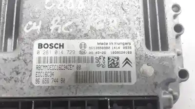 Second-hand car spare part ecu engine control for citroen c4 picasso i monospace (ud_) 1.6 hdi oem iam references 9665674480 0281014729 ecu-6