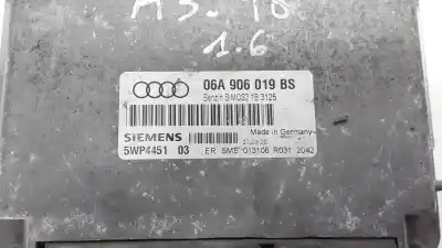 Автозапчастина б/у ебу контролер двигуна для audi a3 (8l) 1.6 ambiente посилання на oem iam 06a906019bs 5wp455103 ecu-8