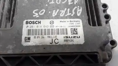 Second-hand car spare part ecu engine control for opel astra h (a04) 1.7 cdti (l48) oem iam references 98074154 0281014643 ecu-11
