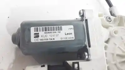Peça sobressalente para automóvel em segunda mão elevador de vidros traseiro direito por seat leon (1p1) 1.9 tdi referências oem iam 1k0959704n  