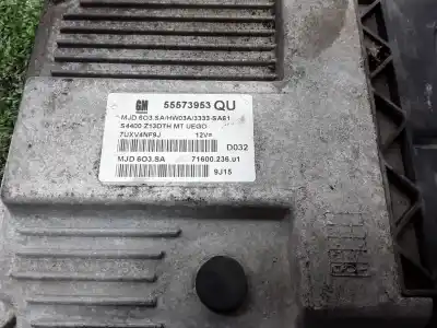 Second-hand car spare part ecu engine control for opel corsa d (s07) 1.3 cdti (l08 l68) oem iam references 55573953 ecu-13 