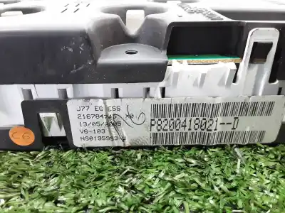 Pezzo di ricambio per auto di seconda mano pannello degli strumenti per renault modus / grand modus (f/jp0_) 1.4 (jp01 jp0j) riferimenti oem iam 8200418021d  