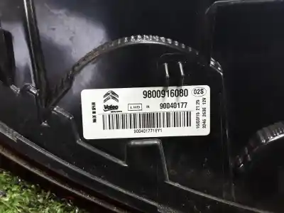 Second-hand car spare part right tailgate light for citroen c4 cactus 1.2 vti 82 oem iam references 9800916080  