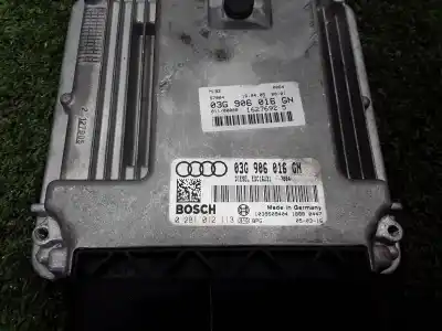 Second-hand car spare part ecu engine control for audi a4 avant (8e) a4 avant 8e oem iam references 03g906016gn ecu-19 0281012113