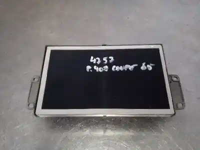 Pezzo di ricambio per auto di seconda mano DISPLAY MULTIFUNZIONE per PEUGEOT 407 COUPE  Riferimenti OEM IAM 9660384980  