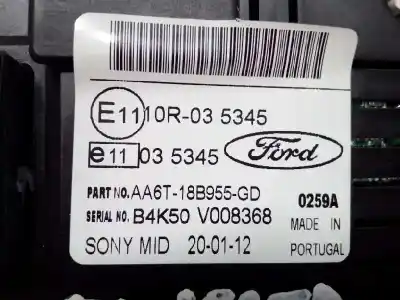 Автозапчасти б/у многофункциональный дисплей за ford fiesta vi (cb1, ccn) 1.6 tdci ссылки oem iam aa6t18b955gd  