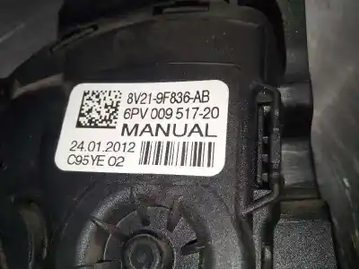 Second-hand car spare part accelerator pedal for ford fiesta vi (cb1, ccn) 1.6 tdci oem iam references 6pv00951720  