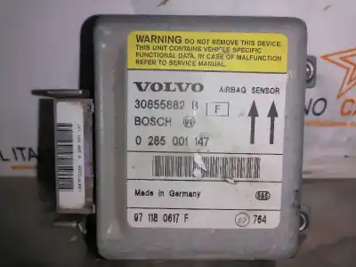 Автозапчастина б/у блок управління подушками безпеки для volvo s40 i (644) 1.9 td посилання на oem iam 0285001147  