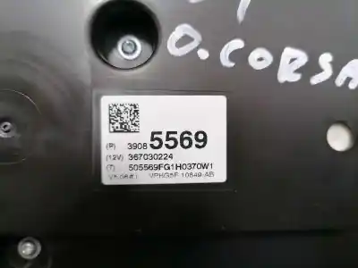 Автозапчастина б/у панель інструментів для opel corsa e (x15) 1.4 turbo (08, 68) посилання на oem iam 367030224  