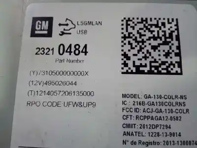 Pezzo di ricambio per auto di seconda mano impianto audio / radio cd per opel astra j sedán 1.7 cdti (69) riferimenti oem iam   