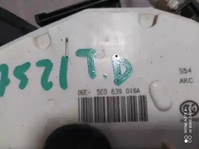Автозапчастина б/у замок заднього правого дверя для skoda octavia combi (5e5) clh посилання на oem iam 5d0839016a  