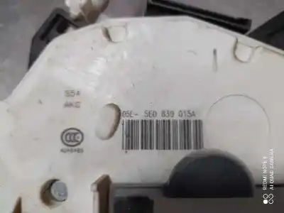 Автозапчасти б/у замок задней левой двери за skoda octavia combi (5e5) clh ссылки oem iam 5e0839015a  
