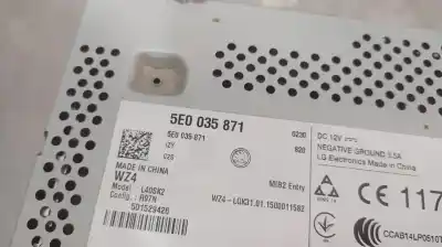 Автозапчастина б/у аудіо система / радіо cd для skoda octavia combi (5e5) clh посилання на oem iam 5e0035871  