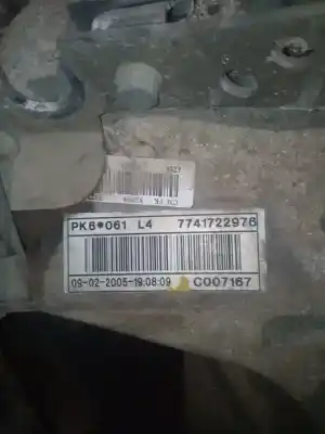 Pièce détachée automobile d'occasion boîte de vitesses pour renault espace iv (jk0/1_) 2.2 dci (jk0h) références oem iam pk6 061  