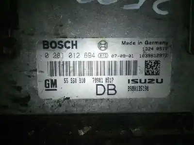 Second-hand car spare part ecu engine control for opel astra h gtc d-z17dth oem iam references 0281012694  