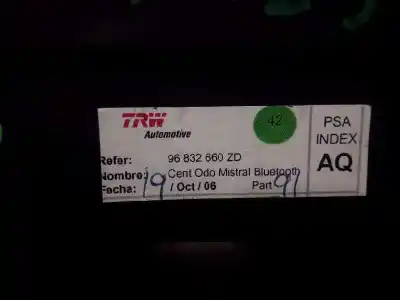 Автозапчасти б/у РАЗЛИЧНЫЕ ДЕТАЛИ за CITROEN GRAND C4 PICASSO  ссылки OEM IAM 96832660ZD  